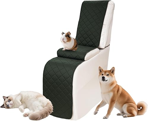 Miniatura 70 de Fundas impermeables para sofá reclinable seccional en forma de L, funda para sofá seccional reclinable de 7 piezas, antideslizante, lavable, juego