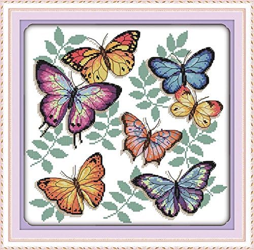 Yeesam Art Kreuzstich-Kit 'Orang-Utan' – 14 Count, 32x29 Cm, Mit Leinwand, Garn & Nadeln, Für Fortgeschrittene