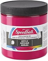 Vista 28 de Speedball Tinta acrílica para serigrafía, 8 oz, negra para impresiones en papel, fabricada en EE. UU
