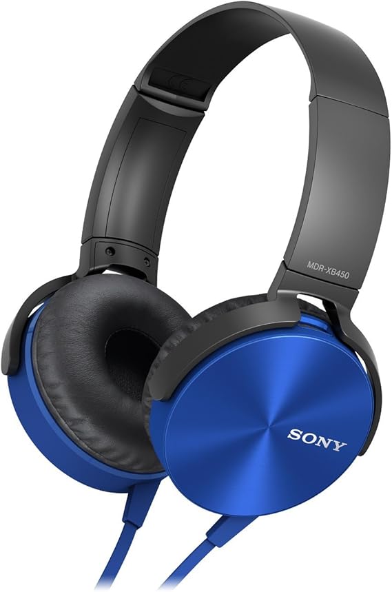 Amazon.com: Sony MDR-XB450AP Extra Bass Headphone - Blue (International Version U.S. warranty 
