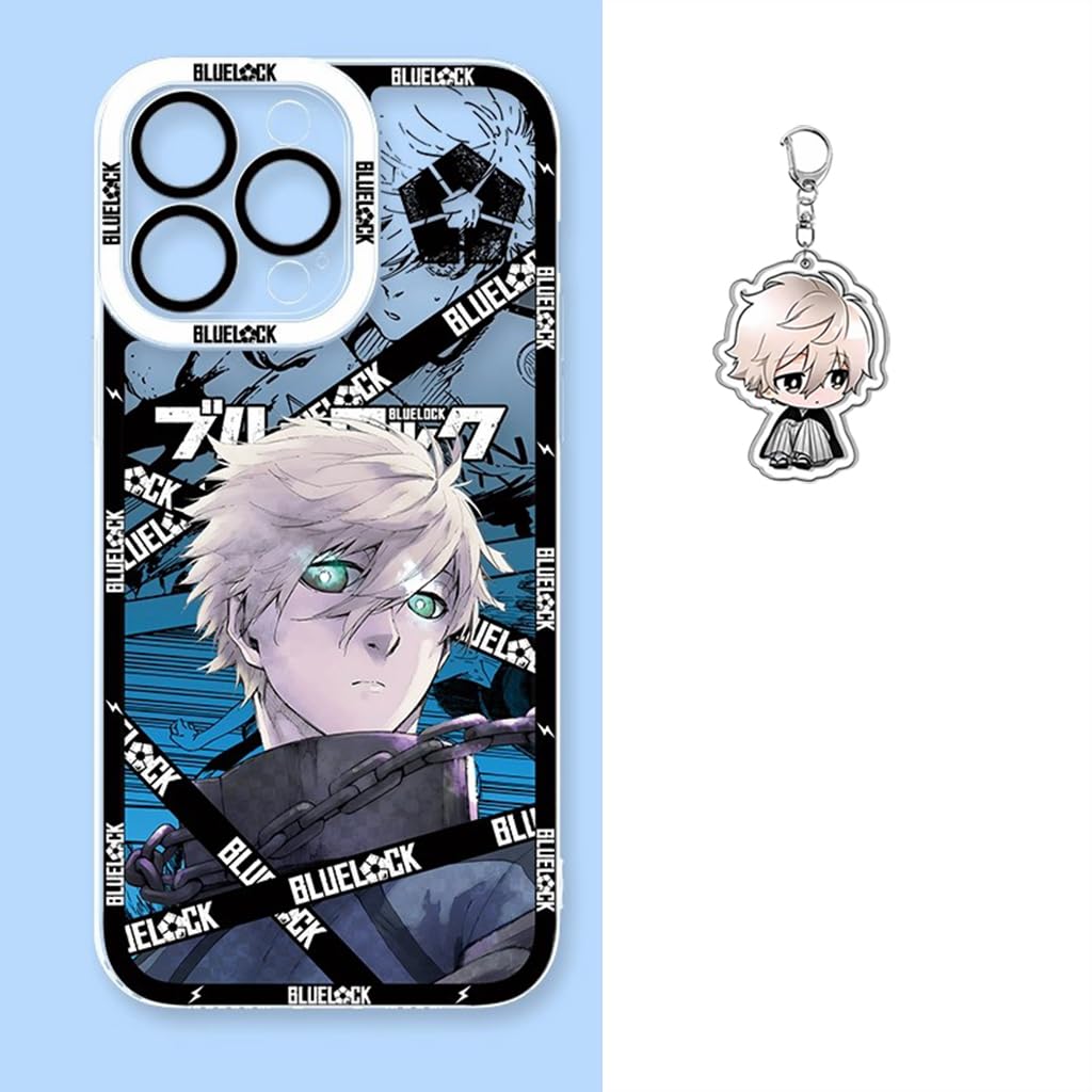 ナギです Blue Lock Phone Case Compatible with iPhone 16/15/14/13/12/11/X