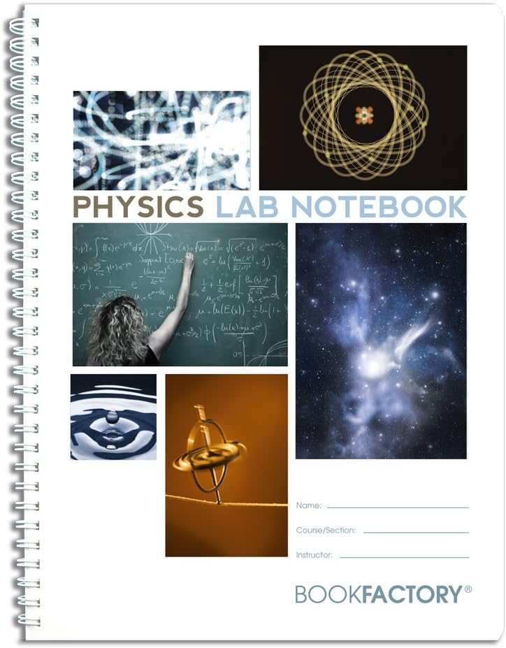 BookFactory Physics Lab Notebook/Laboratory Notebook 200
