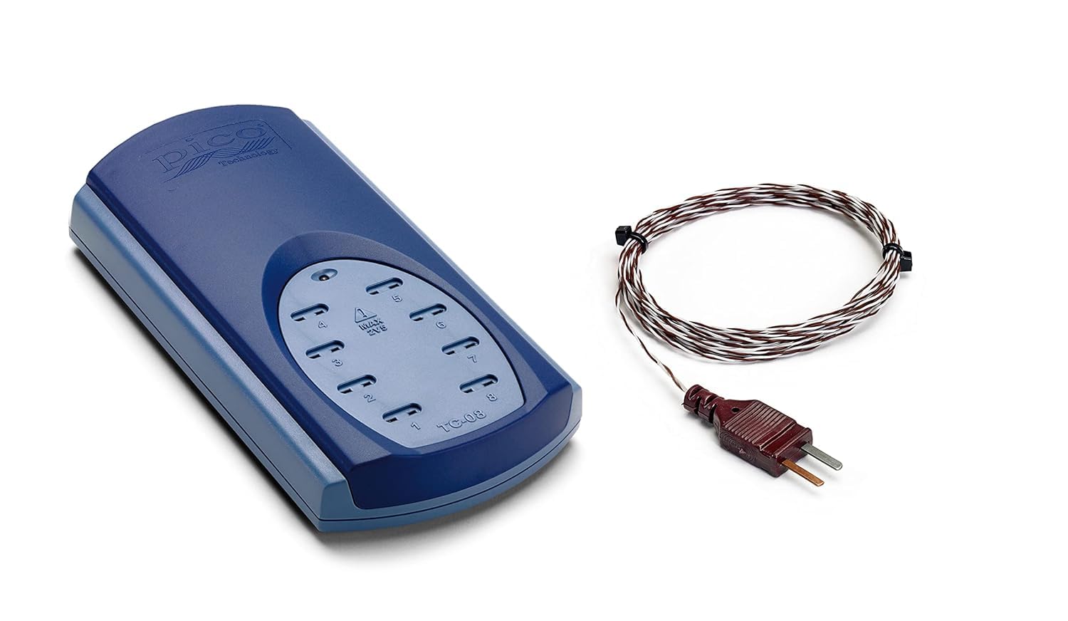 Pico Technology TC-08 Datenlogger & 2 m PTFE-Typ-Thermoelement