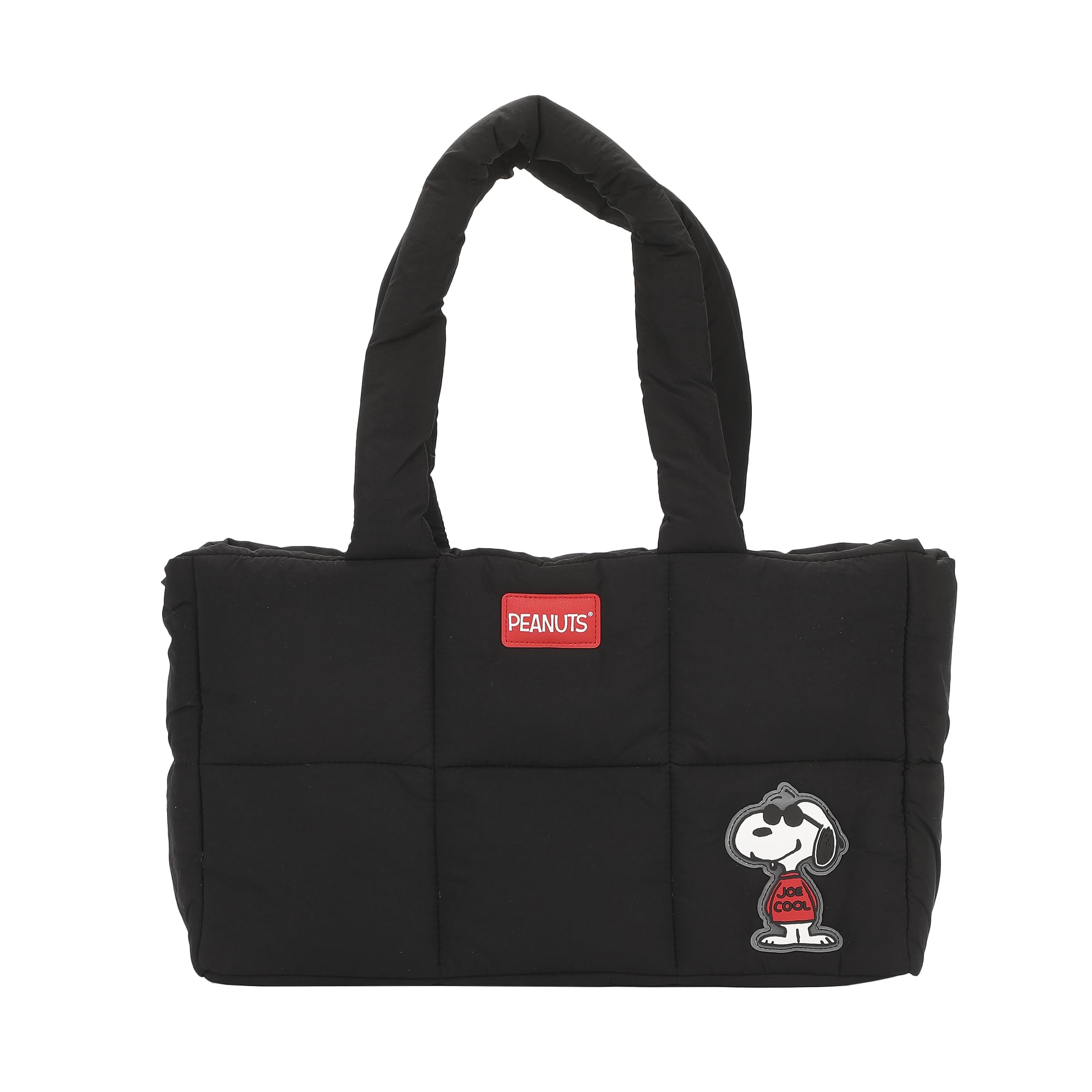 Bioworld Puffer Tote Bag with Rubber and PU Badge