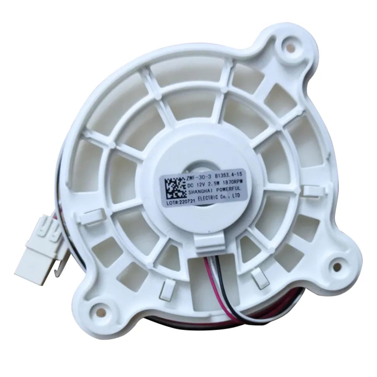 KIKIFAN ZWF-30-3 for Samsung Refrigerator Fan Motor Refrigeration DA31-00287B Cooling Fan 00334C-00305A B1353.4-15 BCD-430WP9C DC 12V