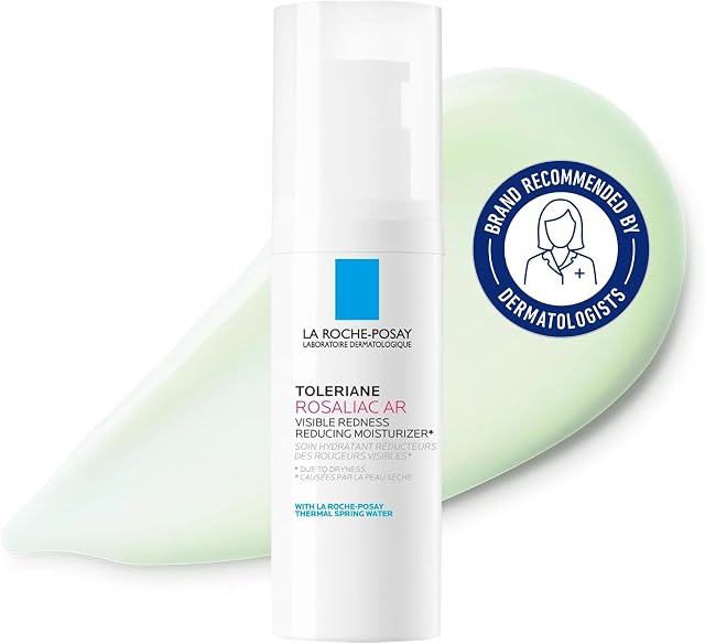 La Roche Posay Face Moisturizer, Toleriane Rosaliac OR Kerium DS Concentrate Moisturizer for Oily, Redness-Prone Skin, Suitable for Sensitive Skin, Dermatologist Recommended