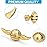 Fidget Hand Spinner Toy for Kids Adults, Sensory Orb Gift for Boys Girls, Ideal Finger Toy for Decoration Collection, Cool Metal Sensory Fidget Gyro Toy
