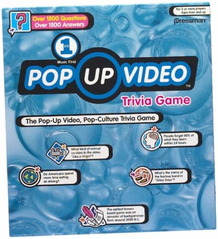 Pop up Video Trivia Board Game
