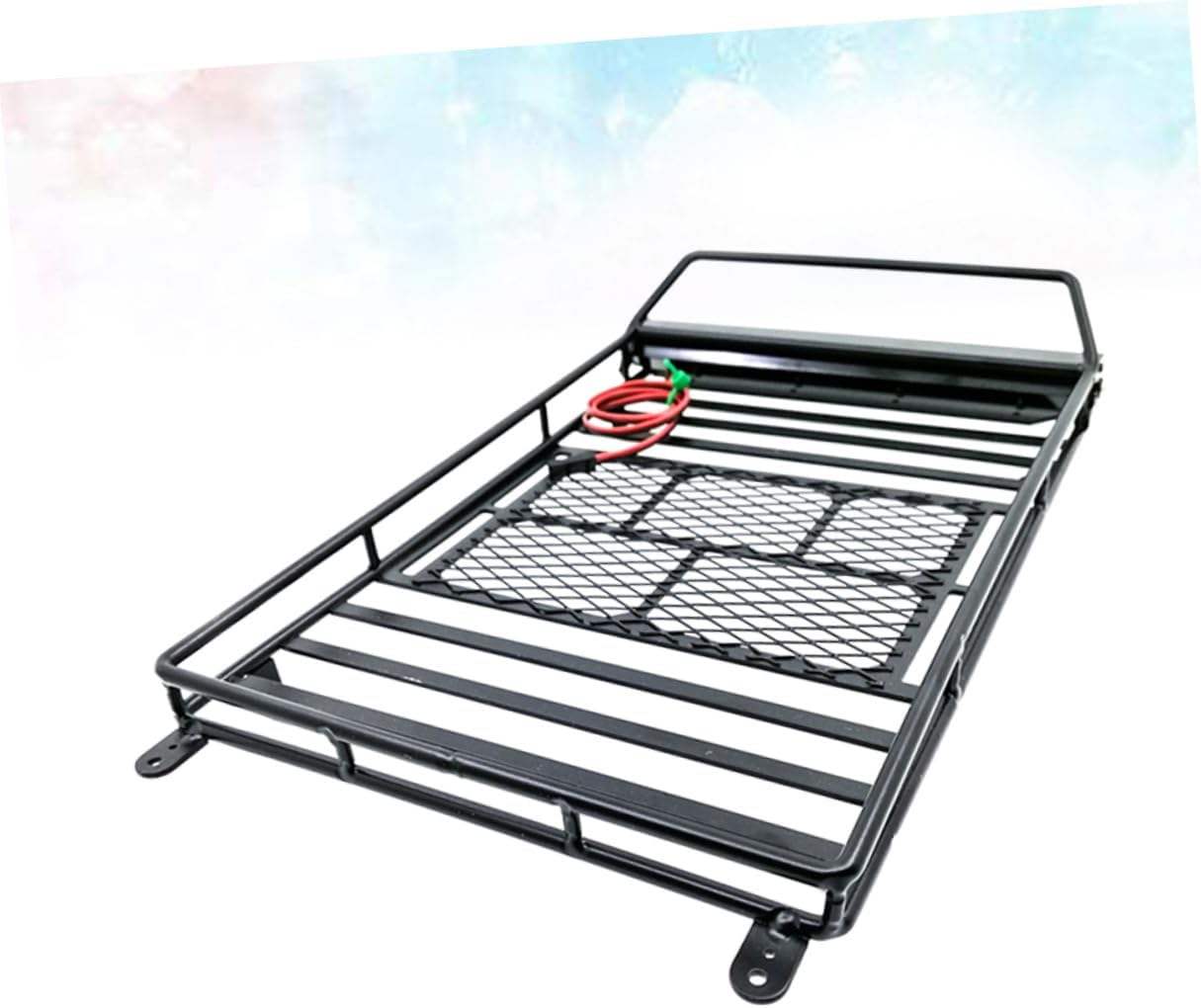 Car Crawler Roof Luggage Bracket 1:10 Scale Compatibility Storage Rack Light Bar Easy Install