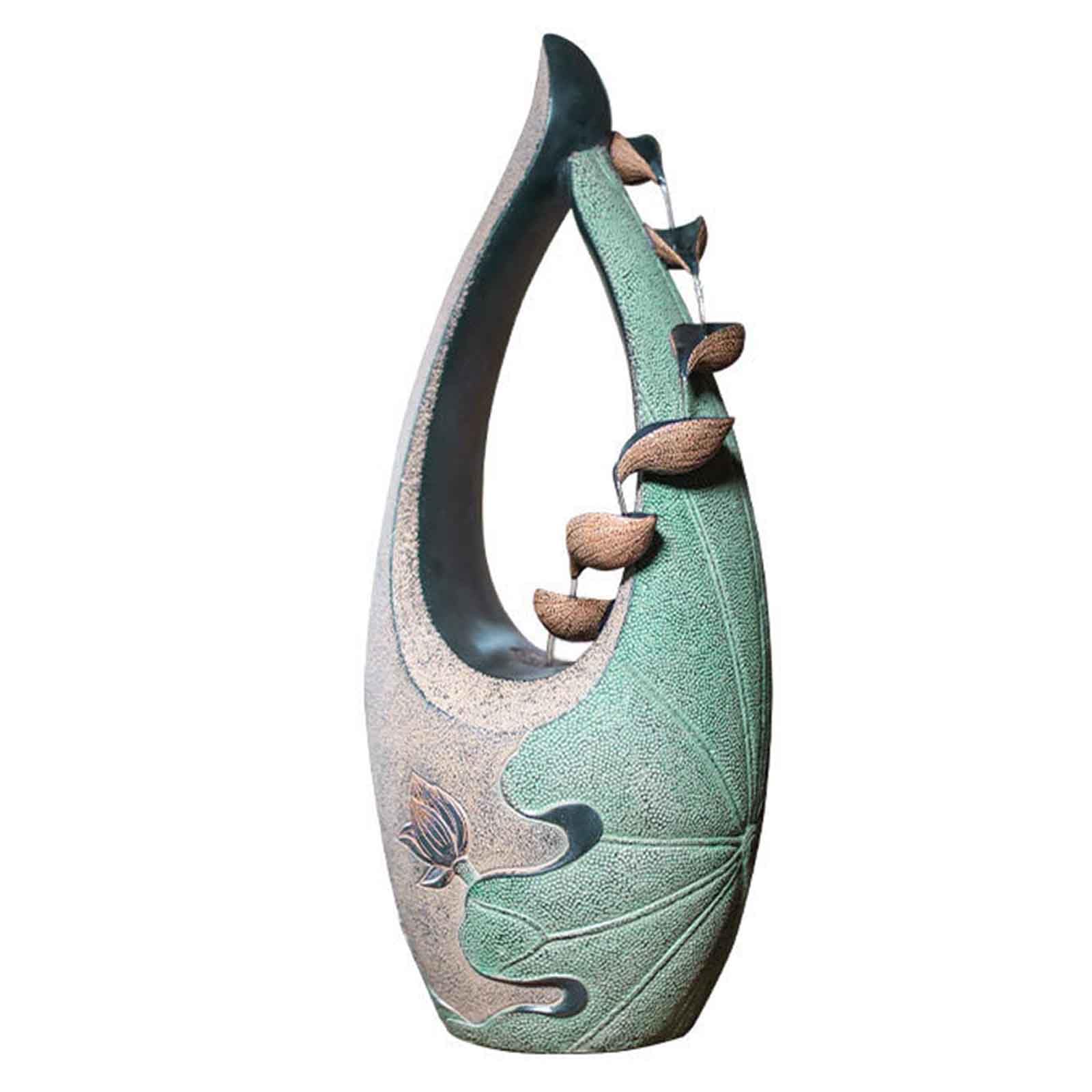 desktop fountain, Resin Desktop Fountain Restaurant Decoration for Home and Office Indoor Spaces Decor