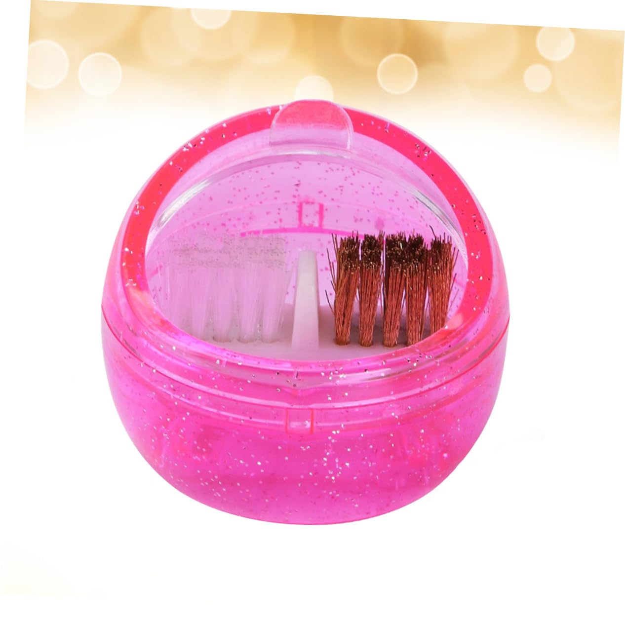 FRCOLOR 3piezas Máquina De Limpieza Portátil Para Brocas De Manicura Cepillo De Limpieza Caja De De Uñas Equipo De Manicura