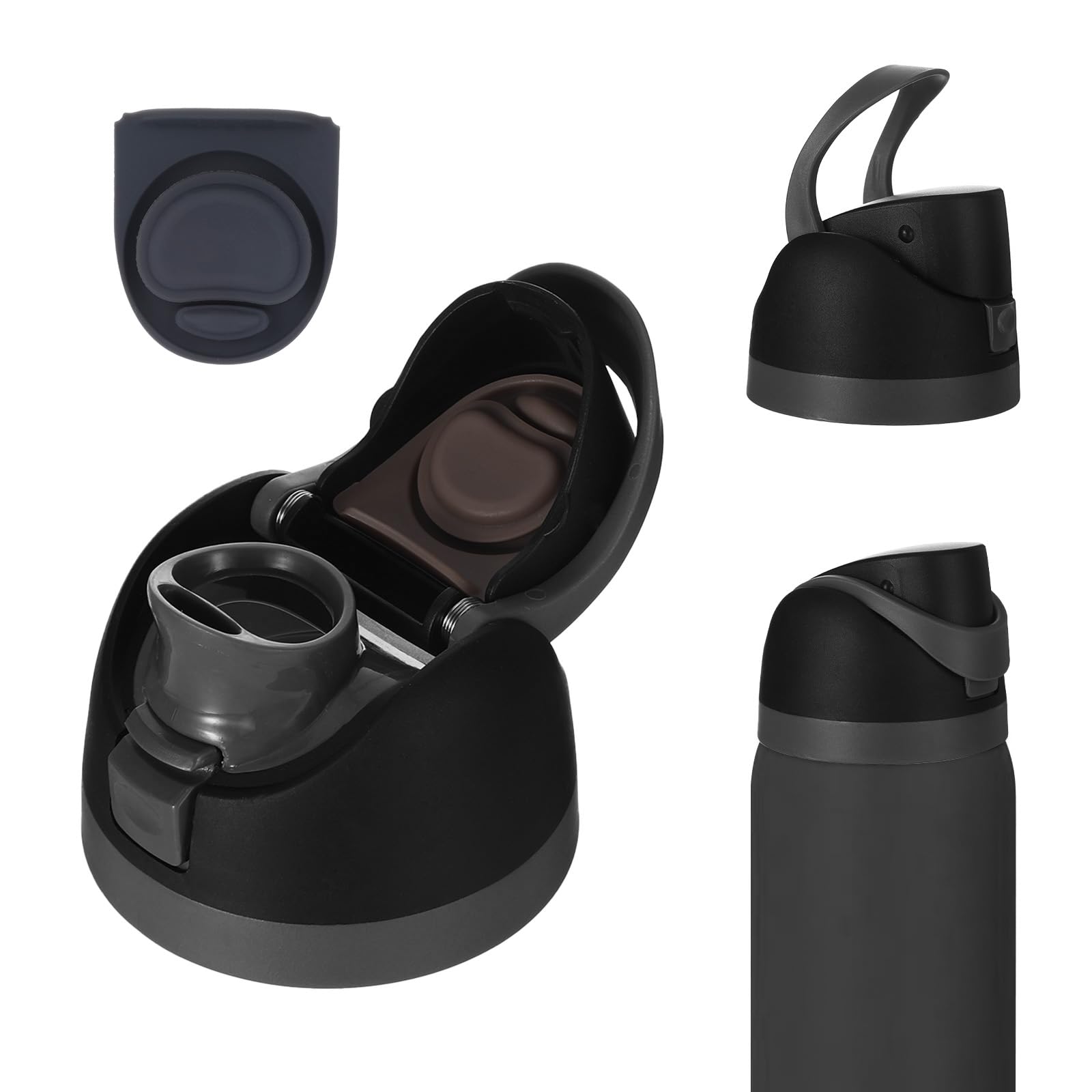 Amazon.co.jp: Owala Freesip用交換用蓋。ブラック交換用