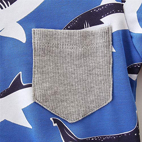 Image of Toddler Boys Crewneck Sweatshirt, Cotton Long-Sleeve Pullover Cartoon Print