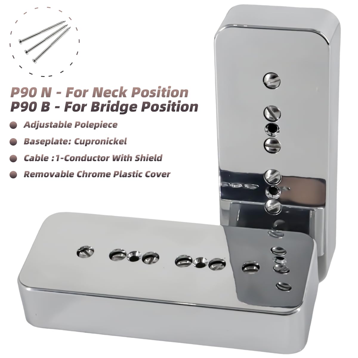 Pickup Soapbar Singolo P90-MHA Per Chitarra Elettrica - Foto 9