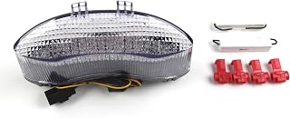 Arashi Lanterna traseira para TRIUMPH Daytona 675 2005-2010 / Speed Triple 2008-2010 / Speed Triple R Turn Signal Tail light Integrated Motorcycle Accessories Clear Lens 2006 2007 2009