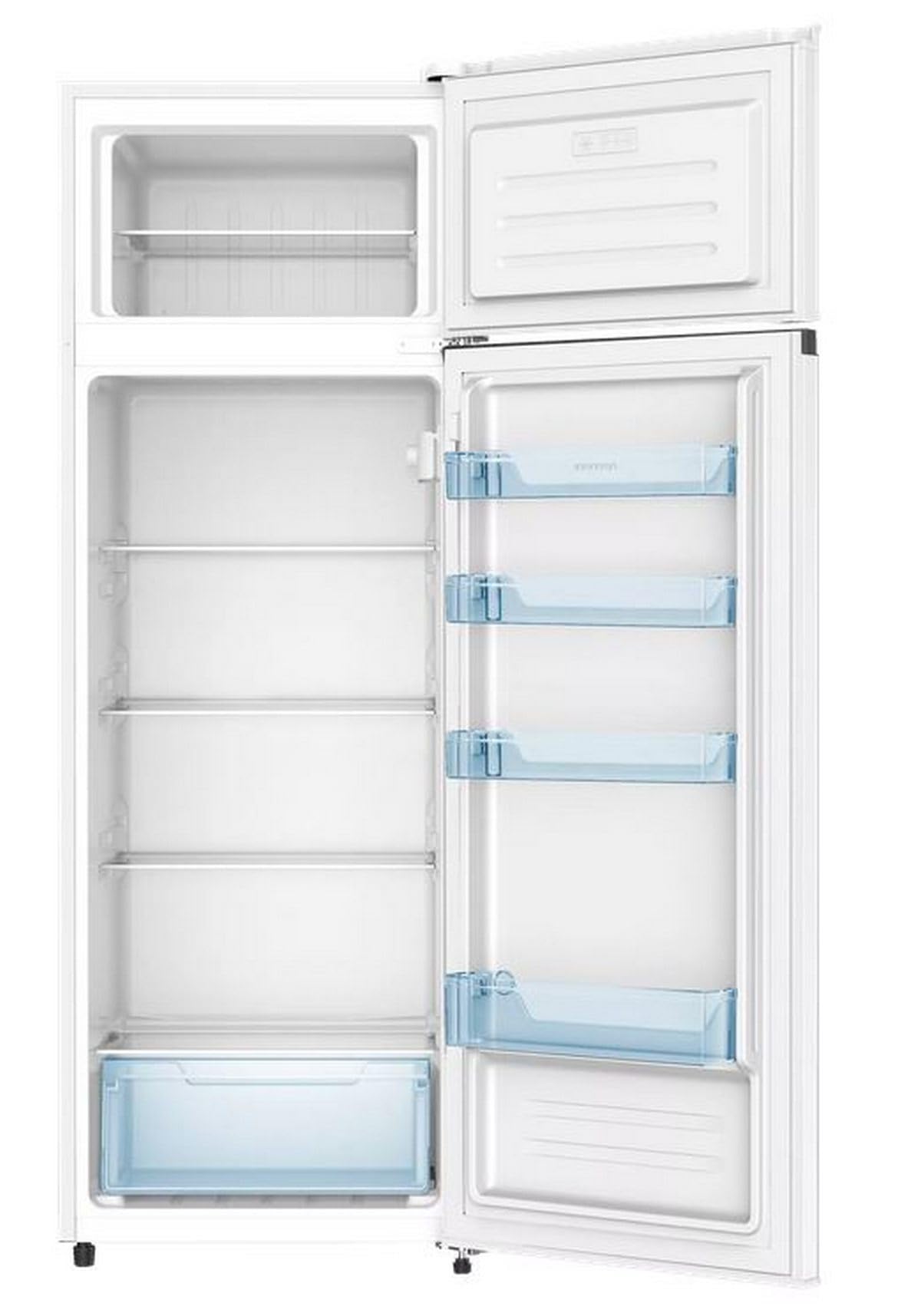 INFINITON Frigorifico Dos Puertas FG-239D16, E, 239 L, 160 cm, Defrost, Puerta Reversible, Regulable en Altura, Crisper Box (Blanco | FG-239D16WEV1)