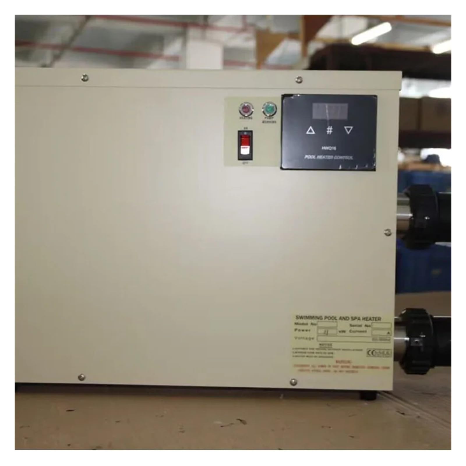 Scaldabagno da 15 kW for Piscina, Vasca da Bagno, termostato 220 V/380 V, Riscaldamento rapido, Protezione di Sicurezza ad Alta Temperatura con Elevata efficienza di Riscaldamento(9KW 380)