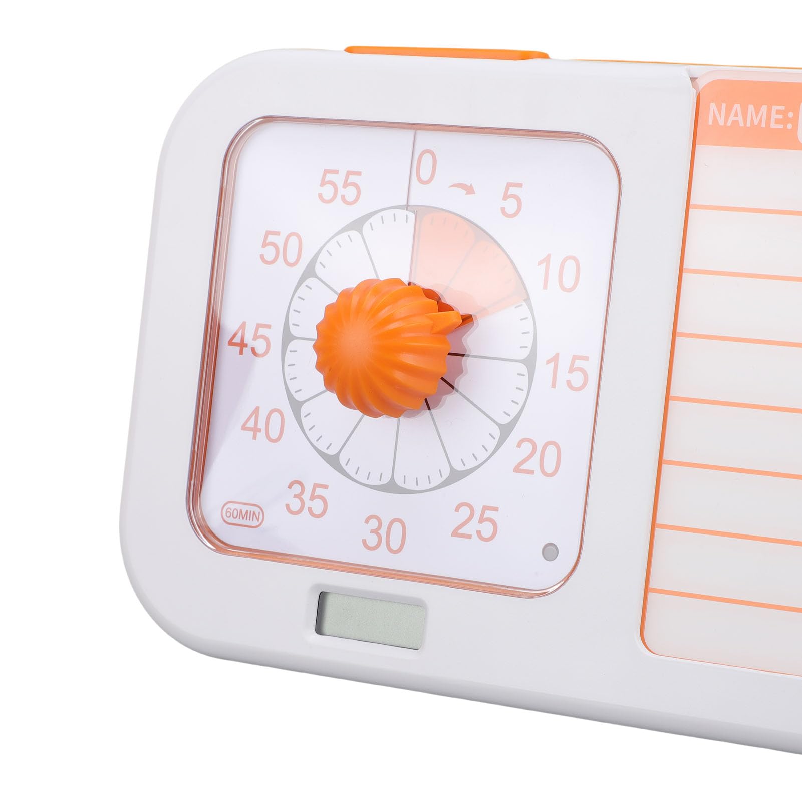Drfeify Temporizador Visual, Herramienta de Gestión del Tiempo con Reloj de Cuenta Regresiva, Funcionamiento Silencioso, Ideal para Uso en el Aula y en el Hogar