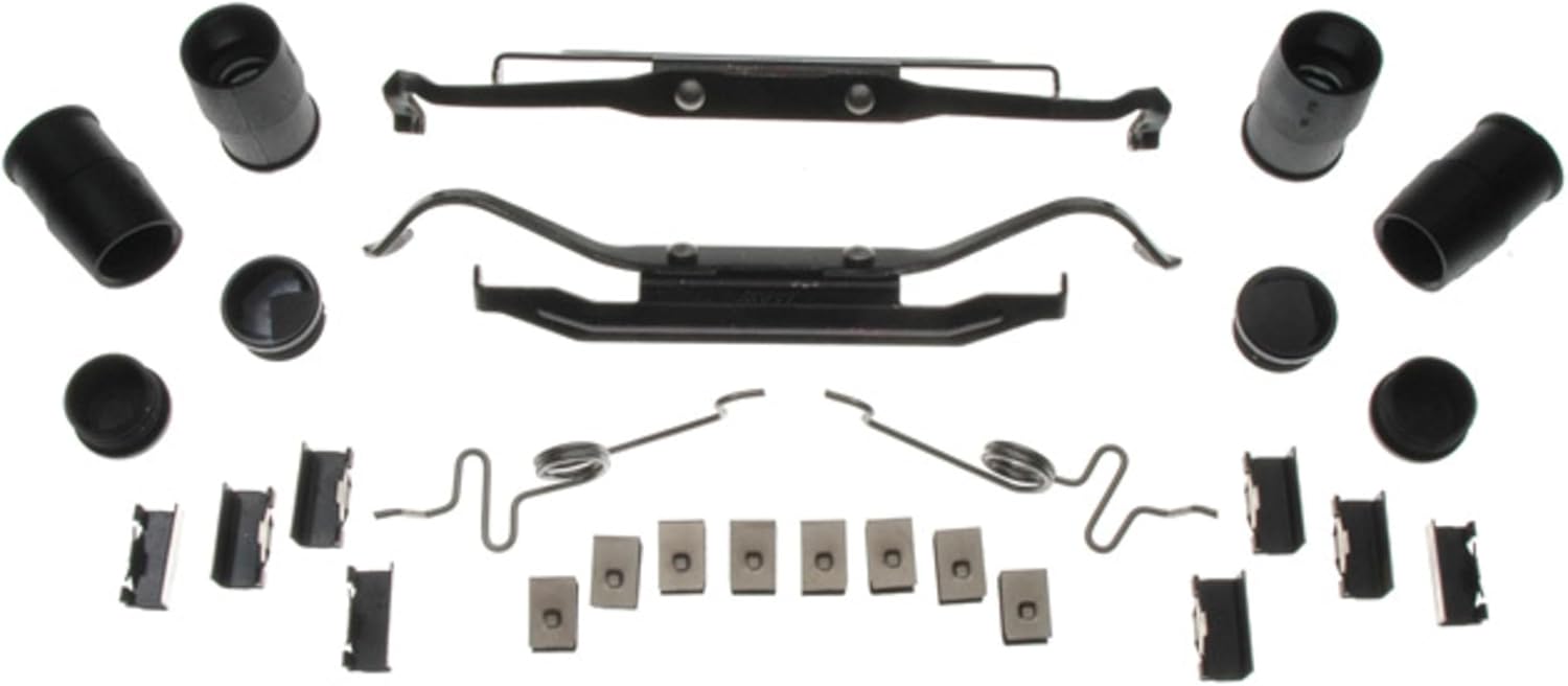 ACDelco Gold 18K1587X (19261378) Front Disc Brake Caliper Hardware Kit with Clips, Springs, Bushings, and Caps
