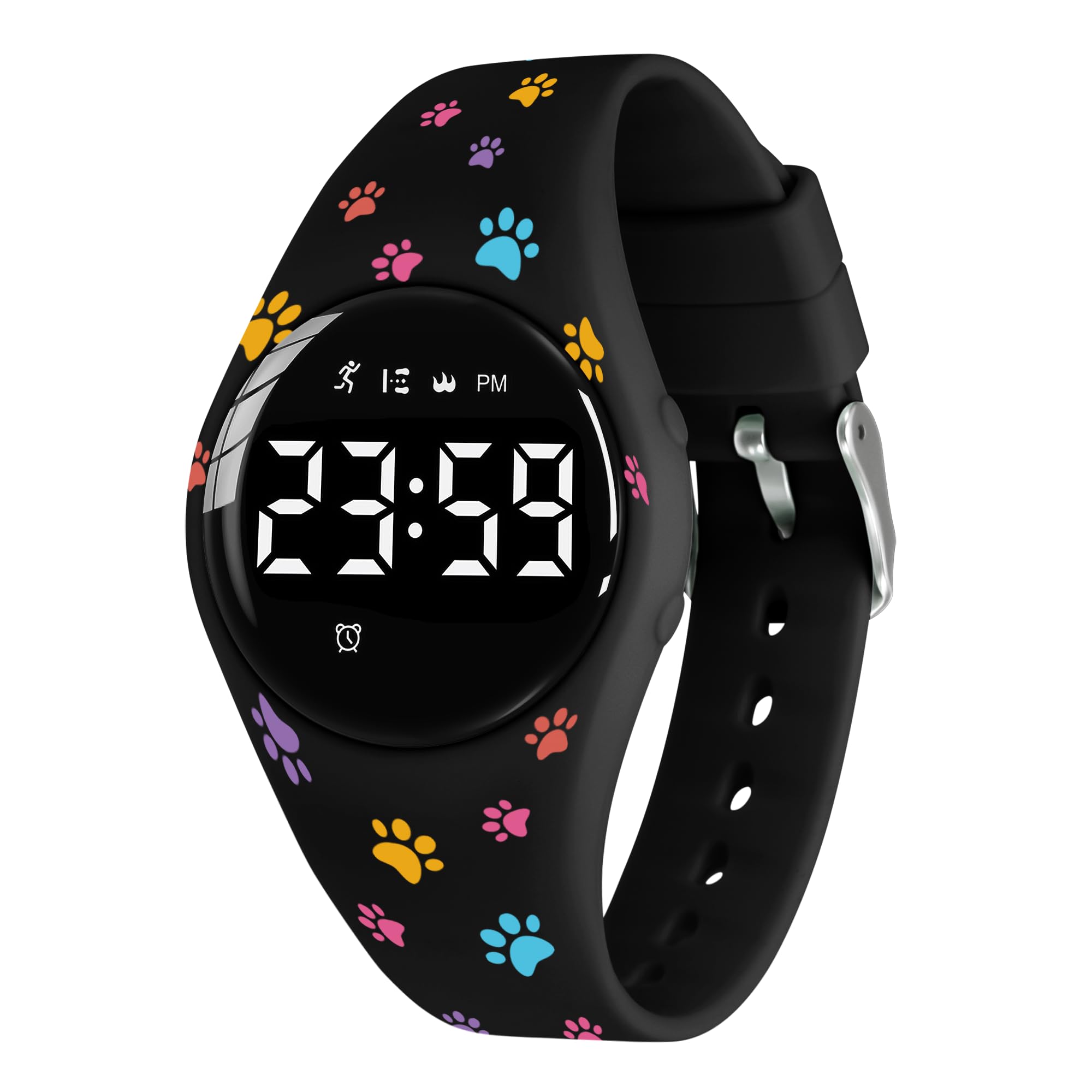Kids Watches for Girls Boys Digital Sport Watch with Step Counter Pedometer Vibration Alarm Clock, No App Waterproof Fitness Tracker Kids Watch Boys Girls Teens Students Ages 5-16