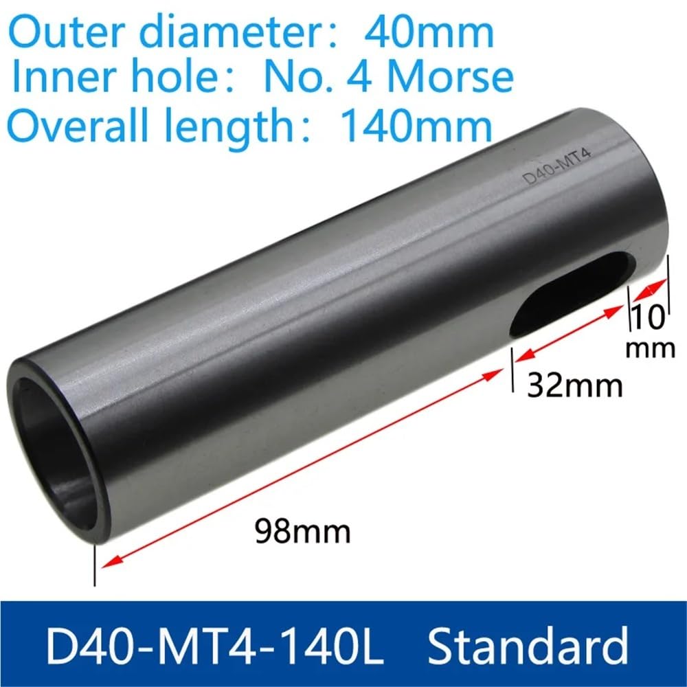 Tuleja redukcyjna do wierteł stożkowych, Tuleja wiertarska z chwytem prostym i stożkiem Morse'a 1 szt. 25-40mm MT1-3(40mm*4)