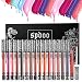 Matte Liquid Lipstick Set, Spdoo 15 Colors Long Lasting High Pigmented Velvet Lip Gloss Kit