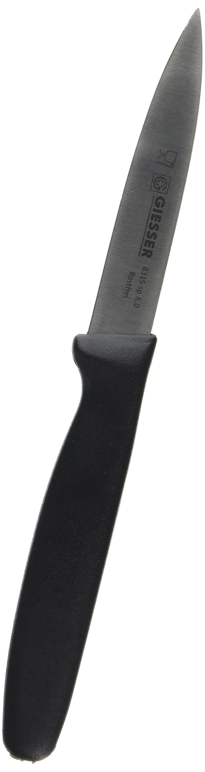 Genware NEV-8315-SP-8 Giesser Vegetable Paring Knife, 3-1/4"