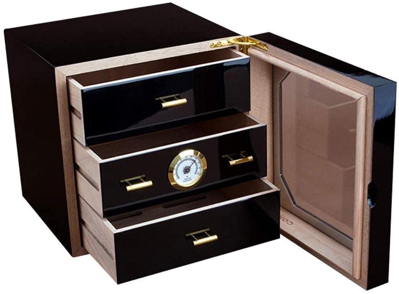 Humidor cygarowy Cygara Humidor cygarowy, pudełko na cygara wyłożone drewnem cedrowym