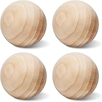 Vista 10 de Bolas de madera de 1/2 pulgada, 300 bolas de madera redondas sin terminar, bolas pequeñas de madera natural de 0.472 in para manualidades