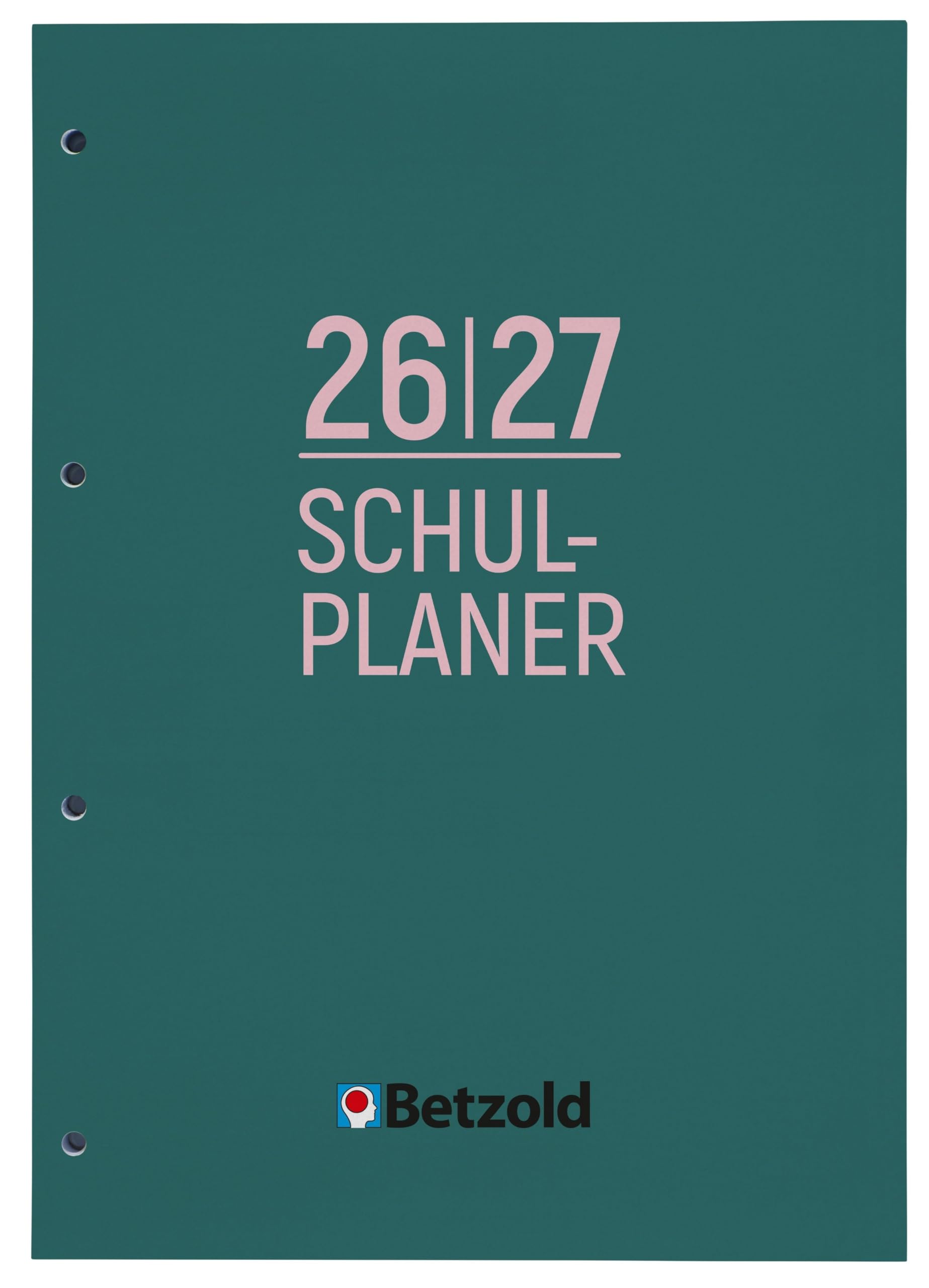 Betzold Design Lehrerkalender 2026/2027 DIN A4 Loseblattsammlung - Schulplaner, Schuljahr-Organizer, gelocht zum Abheften