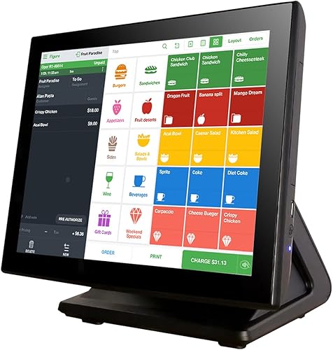 Sistema POS de máquina de punto de venta de caja registradora con pantalla táctil de 15 pulgadas, CPU J6412, DDR4 4GB RAM, 128G SSD, Windows 10, disponible en Yaxa Venezuela
