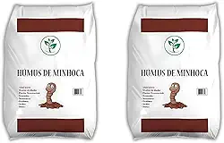 Húmus de Minhoca 4kg (Kit Econômico 2x2kg) – Adubo Orgânico 100% Natural para Solo Rico em Nutrientes e Jardim Saudável
