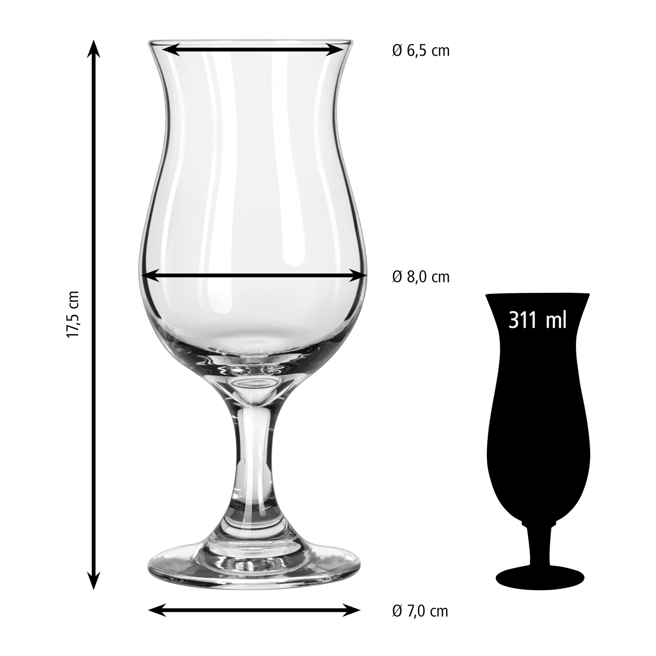 LIBBEY 70195 Cocktailglas "EMBASSY", 311 ml, 12er Set