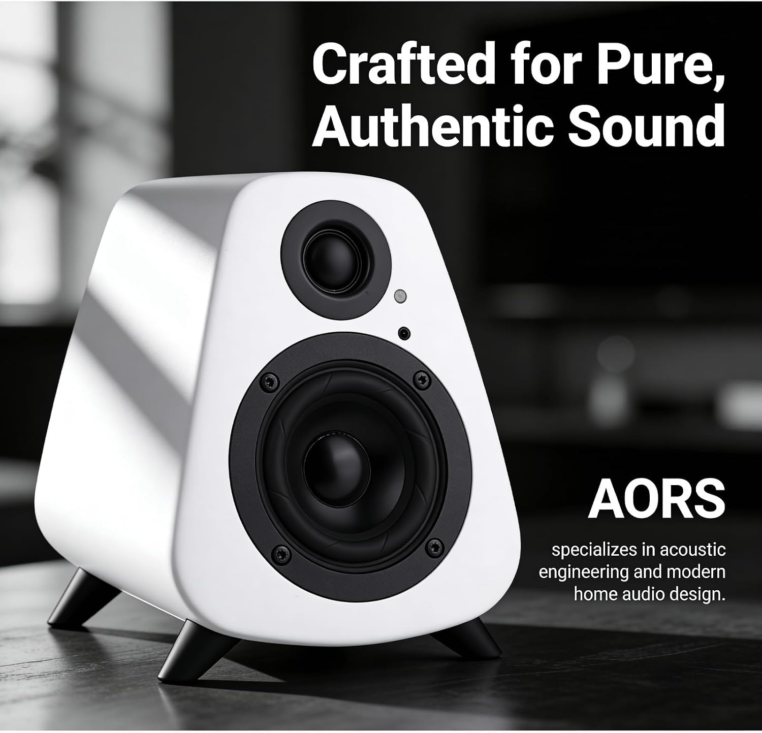 Powered Bookshelf Speaker,Active Bluetooth 5.3 – 80W RMS 2-Way Stereo / 3″ Aluminum Long-Stroke Woofer & 20 mm Silk Dome Tweeter, RCA + Optical Inputs, Sub-Out & Remote Wooden(AS-31) (Matte White) 7 61TCLJr6R5L. AC SL1500
