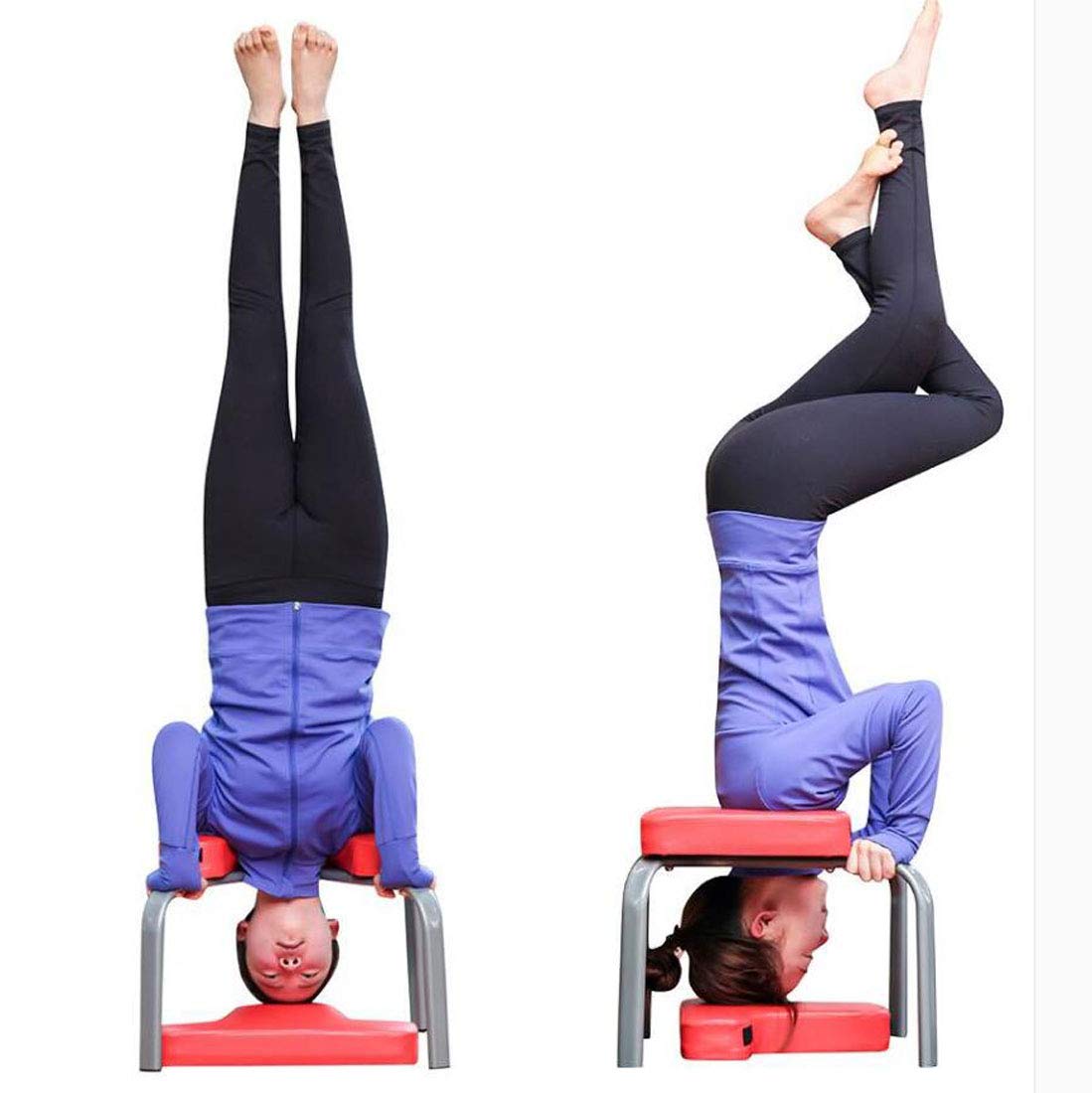 Sgabello Per Inversioni Yoga LWKBE - Supporto Per Posizioni Capovolte, Per Principianti Ed Esperti