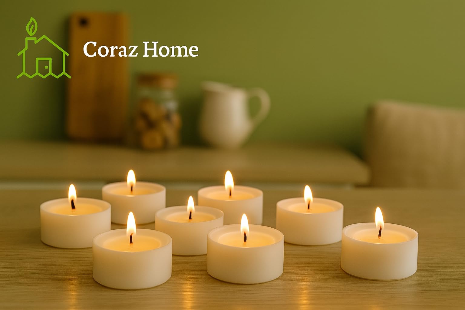 Velas Naturales en Taza Compostaje 80 Luces de Té Compostaje Industrial Candelitas Cera de Colza Luces Sin Perfume Sin plástico (80 Candelitas - 6 Horas)