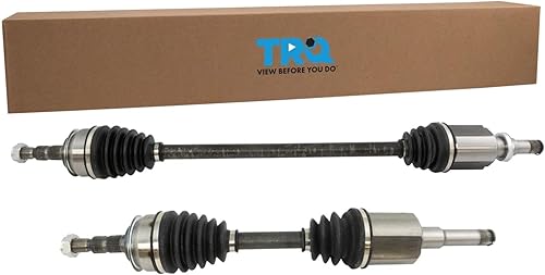 Miniatura 48 de TRQ Juego de 2 piezas de ensamblaje de eje CV delantero del lado del conductor y del pasajero, compatible con transmisión automática Mazda 3 i