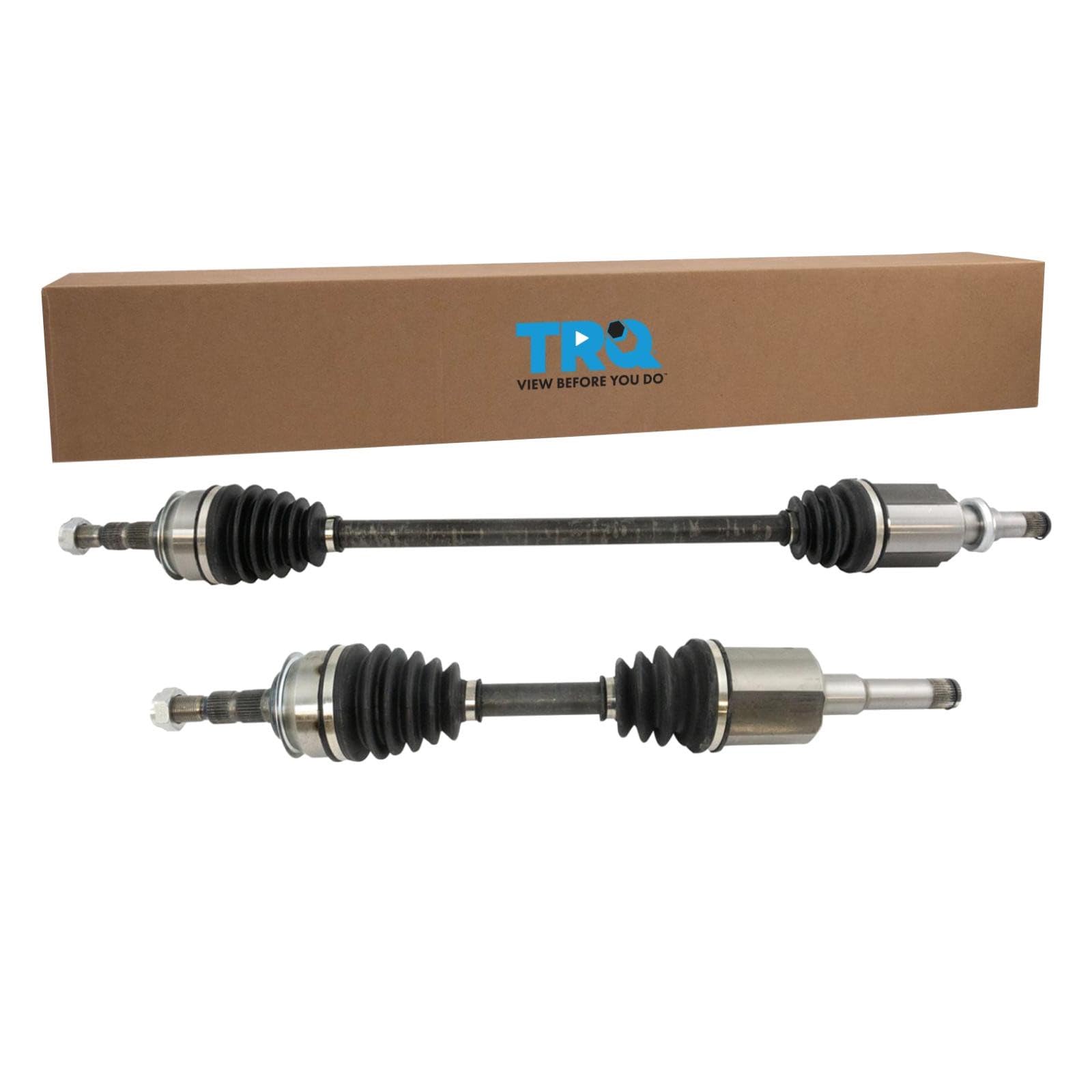 TRQ Front Driver and Passenger Side CV Axle Assembly Set 2 Piece