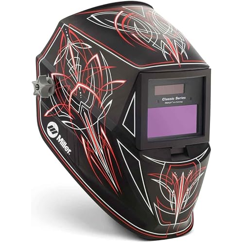 Miller Classic Series Welding Helmet, ClearLight™, Shade 8-13, Rise | TIG/MIG; variable shade 8-13; HD optics; comfortable headgear