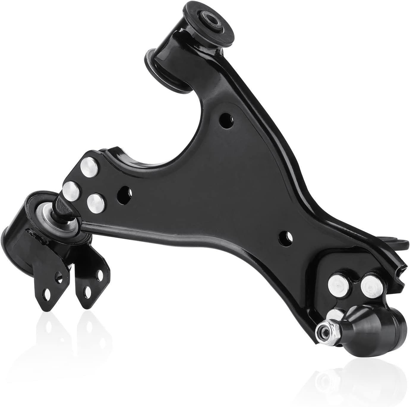 Front Lower Control Arm with Ball Joint Assembly + Sway Bars Outer Tie Rods Suspension kit for Buick Enclave 2008-2017 for Chevrolet Traverse 2007-2016 GMC Acadia Saturn Outlook K621231 K621232