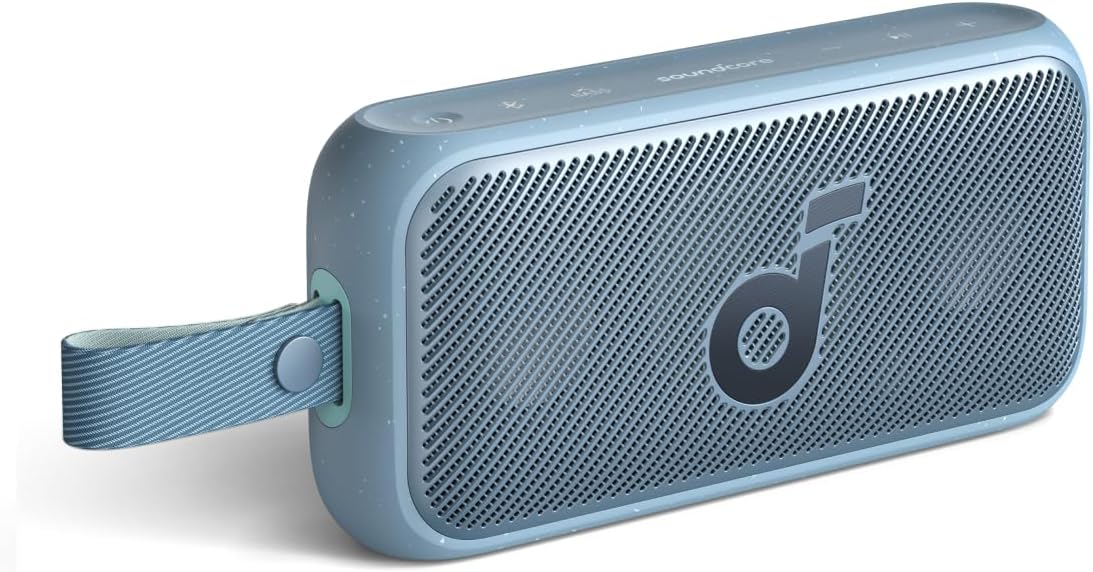 Motion 300 Wireless Hi-Res Bluetooth Speaker with BassUp, Portable Speaker with SmartTune Technology, 30W Stereo Sound, IPX7 Waterproof, Detachable Strap, for Backyard, Camping and Hiking