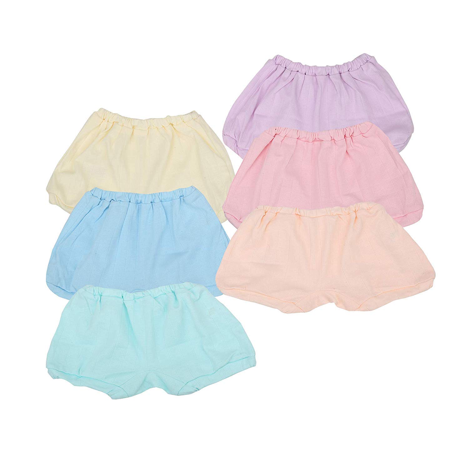 Gilli Shopee Baby Boy & Baby Girls Cotton Bloomers/Panties/Briefs/Underwear 12-18 Months (Pack Of 6) - Multicolor