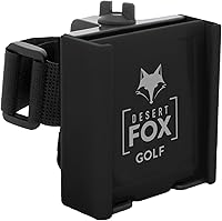 Vista 3 de DESERT FOX GOLF Phone Caddy – Adjustable Golf Cart Phone Holder with Secure Strap for Hands-Free GPS & Golf Apps – Universal Fit