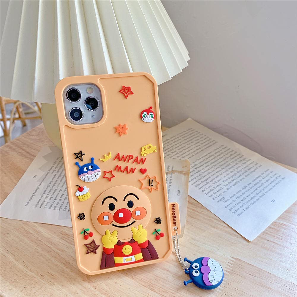 Amazon.co.jp: アンパンマン-日本漫画3Dシリコンケース、iPhone 12、11 