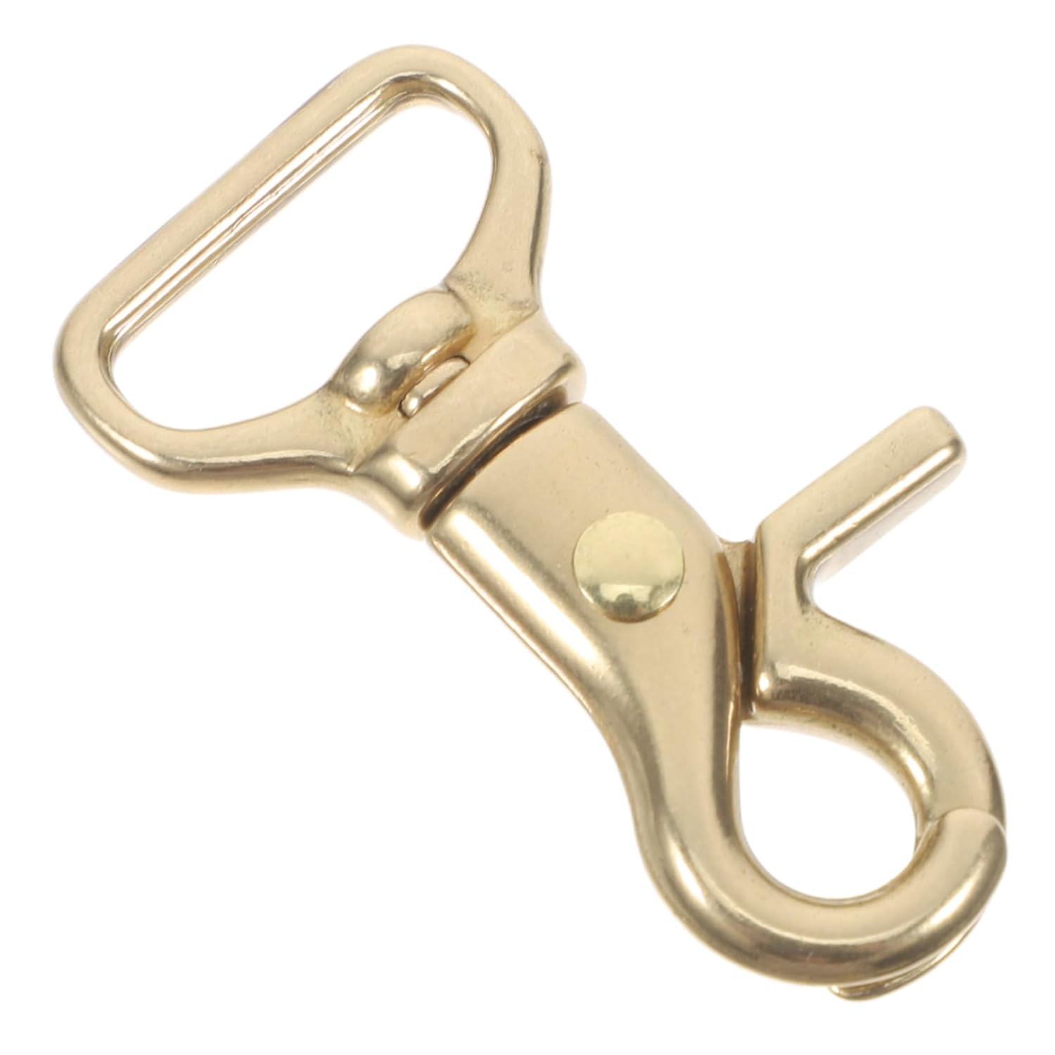 Heavy Duty Brass Swivel Trigger Snap Hook Clasp Clip for Keychains Bags and Straps for Projects and Everyday Use