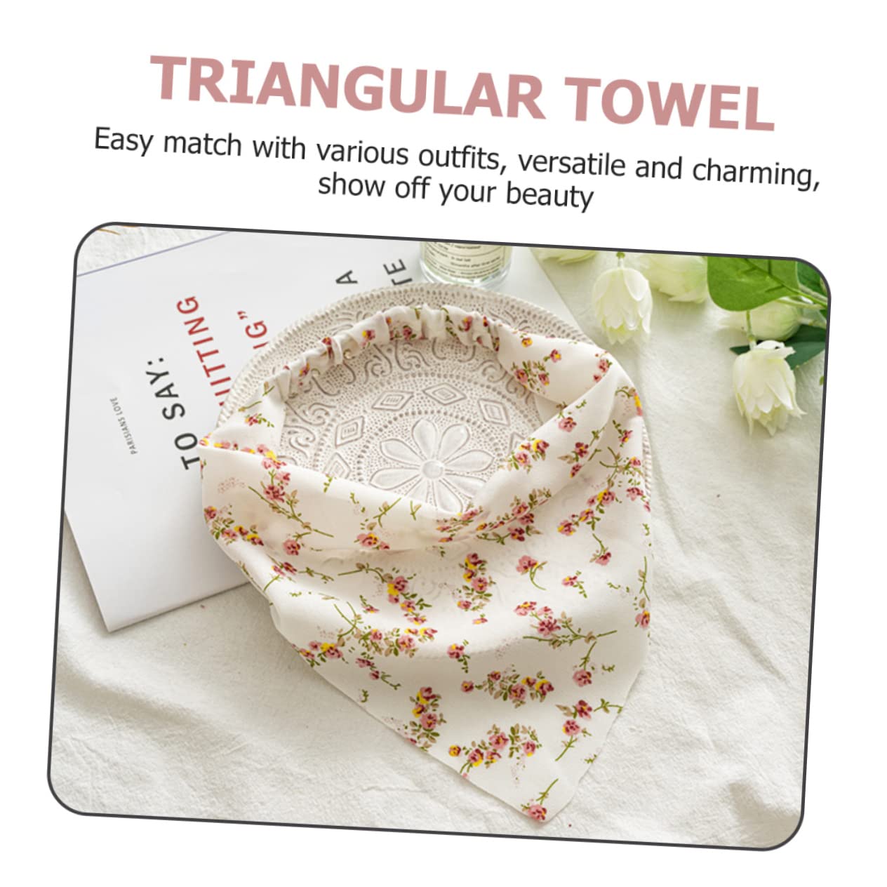 Didiseaon 18 Piezas Turbante De Flores Pañuelo Bohemio Lazos Para El Cabello Bohemios Turbantes Para El Cabello Para Mujeres Diademas De Mujer Banda Elástica Perder Tela Hebras De