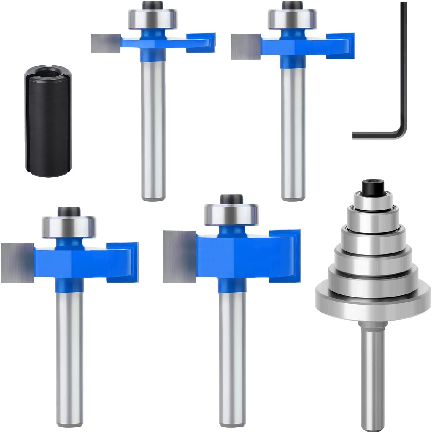 Freud 32526 flush, 1/8",1/4",5/16",3/8",7/16",1/2" Depth Rabbeting