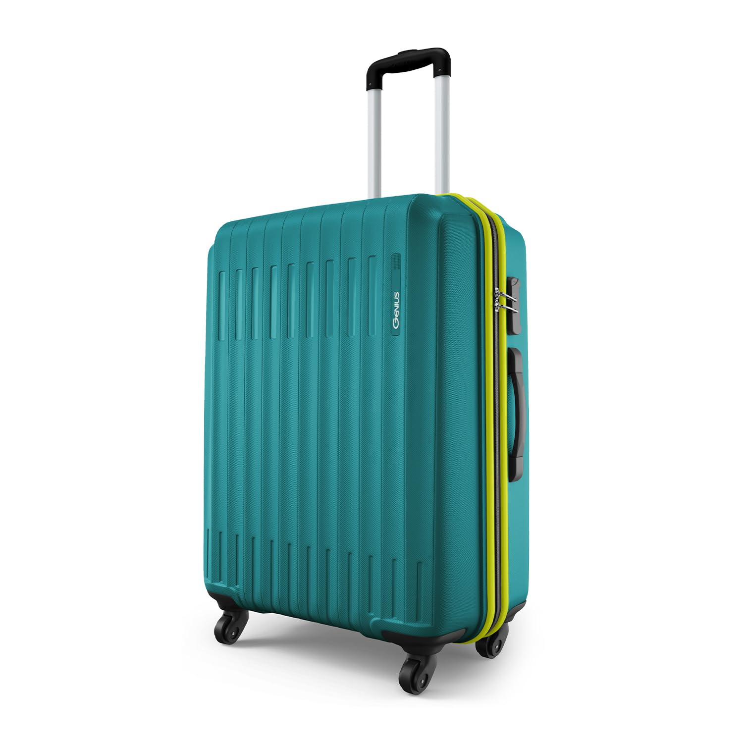 Safari Genius Alley 55cm Cabin Trolley Bag Hard Case Polypropylene, 4 Spinner Wheels, 360 Degree Wheeling Carry on Luggage, Travel Bag, Suitcase, Trolley Bags, Flintstone Softline (Grey) — Amazon image 11