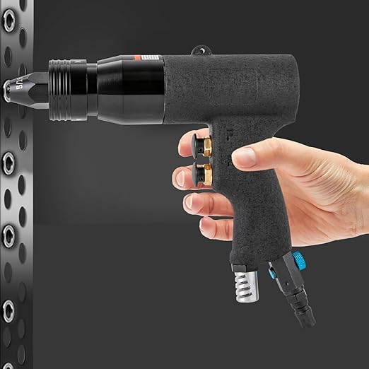 Pistola Neumática para Tuercas de Remache 10-24", 1/4", 5/16", 3/8" miniatura 6