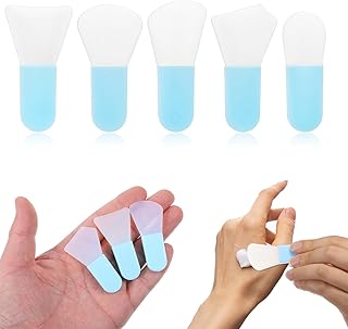 5 aplicadores de máscara facial de silicona, ...